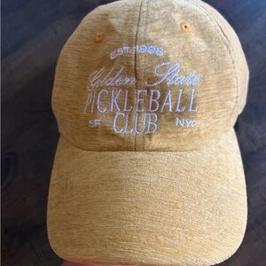 Golden State Pickleball Club Embroidered Cap - Mustard
